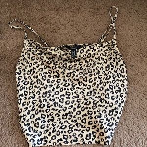 cheetah print top